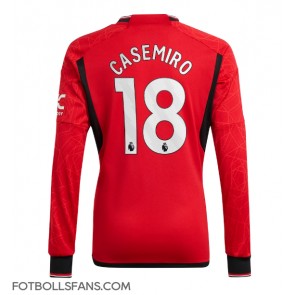 Manchester United Casemiro #18 Replika Hemmatröja 2023-24 Långärmad